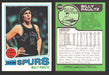 1977-78 Topps Basketball Trading Card You Pick Singles #1-#132 VG/EX #	103 Billy Paultz - San Antonio Spurs  - TvMovieCards.com