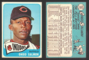 1965 Topps Baseball Trading Card You Pick Singles #100-#199 VG/EX #	105 Chico Salmon - Cleveland Indians  - TvMovieCards.com