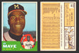 1963 Topps Baseball Trading Card You Pick Singles #100-#199 VG/EX #	109 Lee Maye - Milwaukee Braves  - TvMovieCards.com