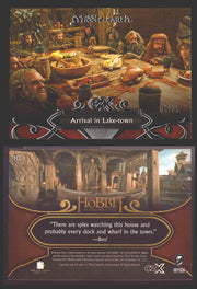 2022 Cryptozoic CZX Middle Earth Silver Parallel Base Card Singles 1-50 #/25 10 Arrival in Lake-town - TvMovieCards.com