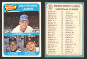 1965 Topps Baseball Trading Card You Pick Singles #1-#99 VG/EX   - TvMovieCards.com