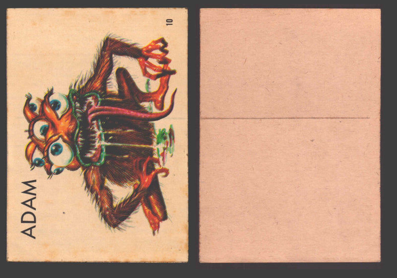 1965 Ugly Stickers Topps Trading Card You Pick Singles #1-44 with Variants 10 Adam - TvMovieCards.com