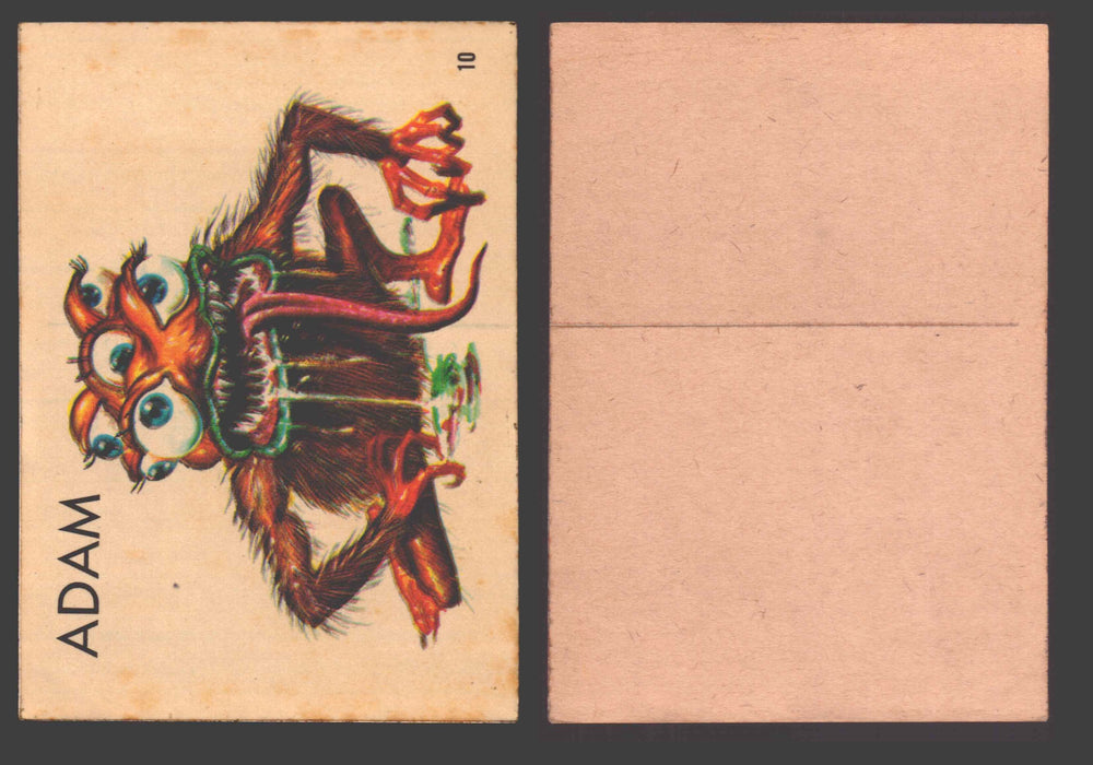 1965 Ugly Stickers Topps Trading Card You Pick Singles #1-44 with Variants 10 Adam - TvMovieCards.com