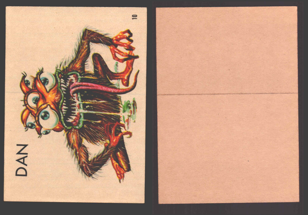 1965 Ugly Stickers Topps Trading Card You Pick Singles #1-44 with Variants 10 Dan - TvMovieCards.com