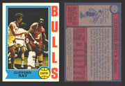 1974-75 Topps Basketball Trading Card You Pick Singles #100-#199 VG/EX #	114 Clifford Ray - Chicago Bulls  - TvMovieCards.com