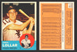 1963 Topps Baseball Trading Card You Pick Singles #100-#199 VG/EX #	118 Sherm Lollar - Chicago White Sox  - TvMovieCards.com