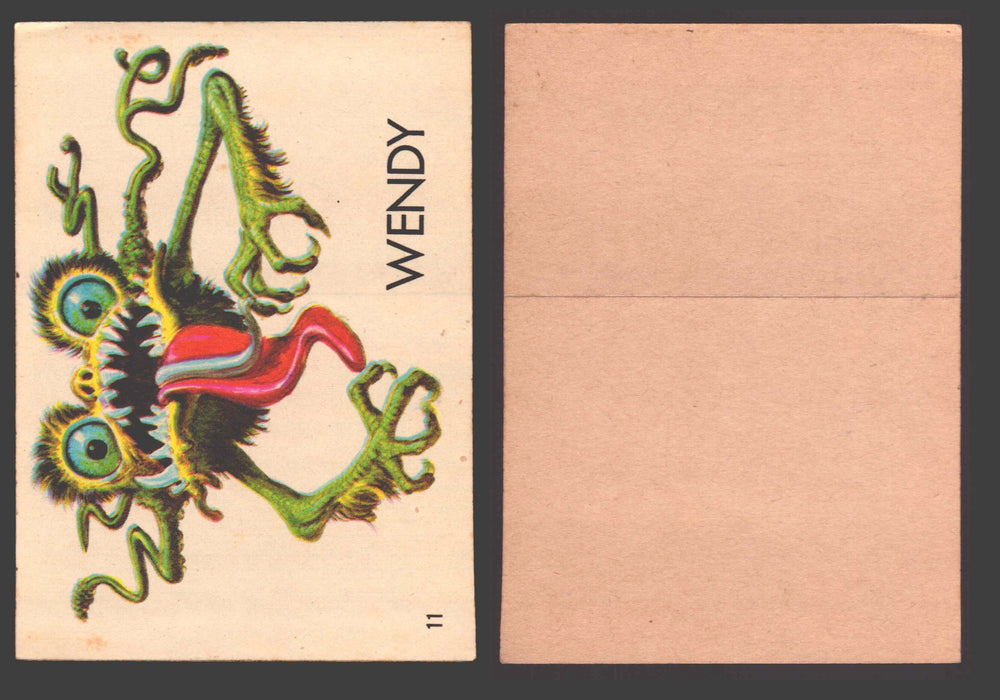 1965 Ugly Stickers Topps Trading Card You Pick Singles #1-44 with Variants