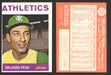 1964 Topps Baseball Trading Card You Pick Singles #100-#199 VG/EX #	124 Orlando Pena - Kansas City Athletics  - TvMovieCards.com