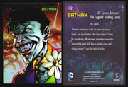 DC Comics Batman The Legend Parallel HoloFoil Base Trading Card Singles #1-63 12 The Joker - TvMovieCards.com