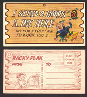 Wacky Plaks 1959 Topps Vintage Trading Cards You Pick Singles #1-88 #	 12   I spend 8 hours a day here - Do you expect me to work too?  - TvMovieCards.com