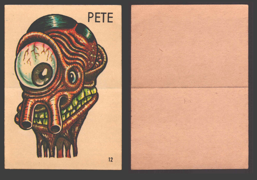 1965 Ugly Stickers Topps Trading Card You Pick Singles #1-44 with Variants