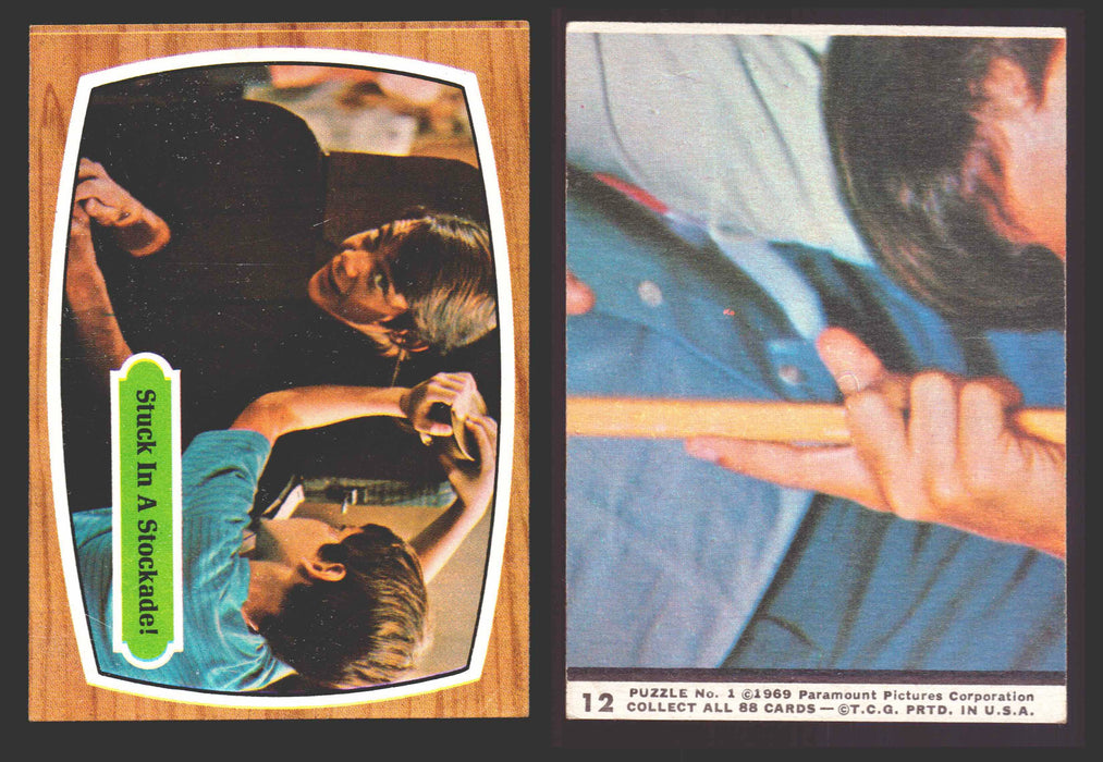 1971 The Brady Bunch Topps Vintage Trading Card You Pick Singles #1-#88 #	12 Stuck in a Stockade  - TvMovieCards.com