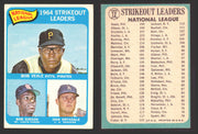 1965 Topps Baseball Trading Card You Pick Singles #1-#99 VG/EX   - TvMovieCards.com