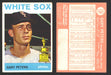 1964 Topps Baseball Trading Card You Pick Singles #100-#199 VG/EX #	130 Gary Peters - Chicago White Sox  - TvMovieCards.com