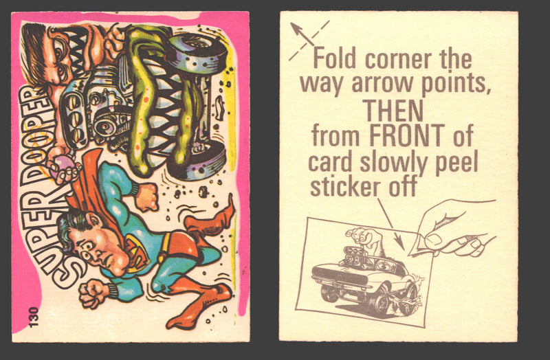 Fantastic Odd Rods Series 1 Vintage Sticker Cards Donruss #67-132 You Pick Singles
