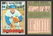 1967 Topps Baseball Trading Card You Pick Singles #100-#199 VG/EX #	130 Phil Regan - Los Angeles Dodgers  - TvMovieCards.com