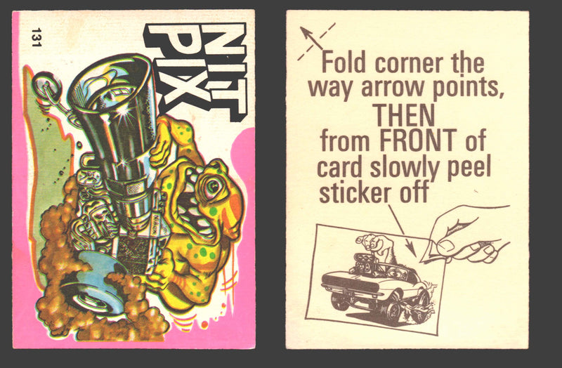 Fantastic Odd Rods Series 1 Vintage Sticker Cards Donruss #67-132 You Pick Singles