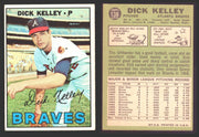 1967 Topps Baseball Trading Card You Pick Singles #100-#199 VG/EX #	138 Dick Kelley - Atlanta Braves  - TvMovieCards.com