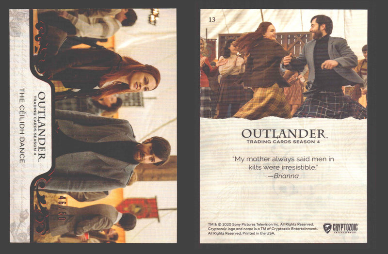 2020 Outlander Season 4 Red Foil Parallel Base Card You Pick Singles XX/50 13 The Cèilidh Dance - TvMovieCards.com
