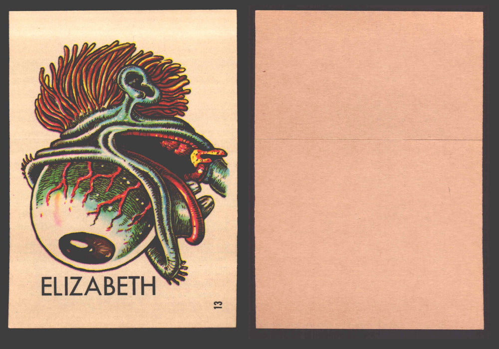 1965 Ugly Stickers Topps Trading Card You Pick Singles #1-44 with Variants