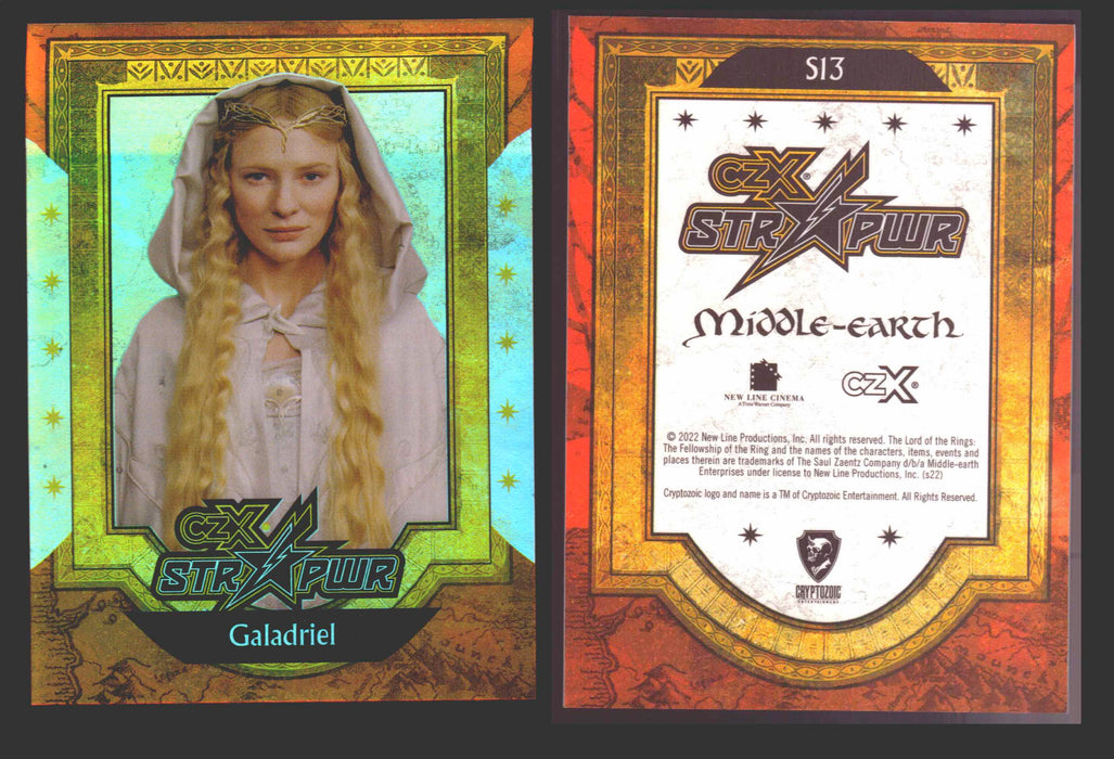 2022 Cryptozoic CZX Middle Earth STR PWR Red S01-S25 Single Cards S13 Galadriel - TvMovieCards.com