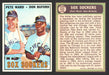 1967 Topps Baseball Trading Card You Pick Singles #100-#199 VG/EX #	143 Sox Sockers - Pete Ward / Don Buford  - TvMovieCards.com