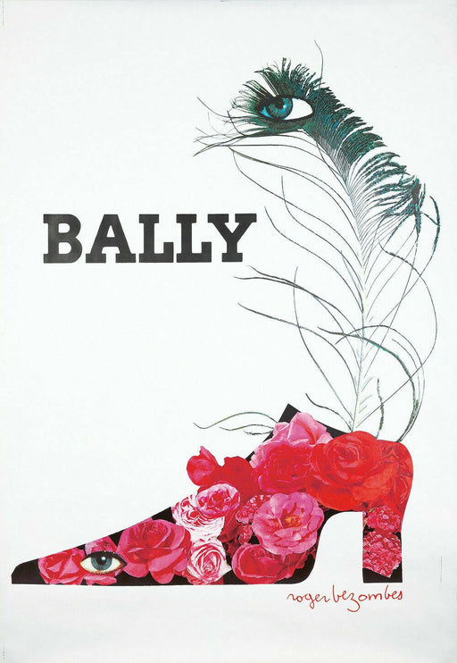 Original 1980 Bally Shoe French Poster "Plume" 48 x 68 Roger Bezombes Very Nice   - TvMovieCards.com