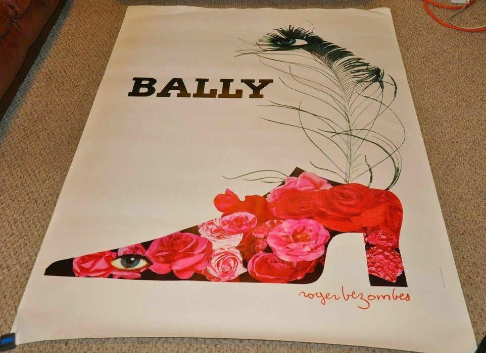 Original 1980 Bally Shoe French Poster "Plume" 48 x 68 Roger Bezombes Very Nice   - TvMovieCards.com