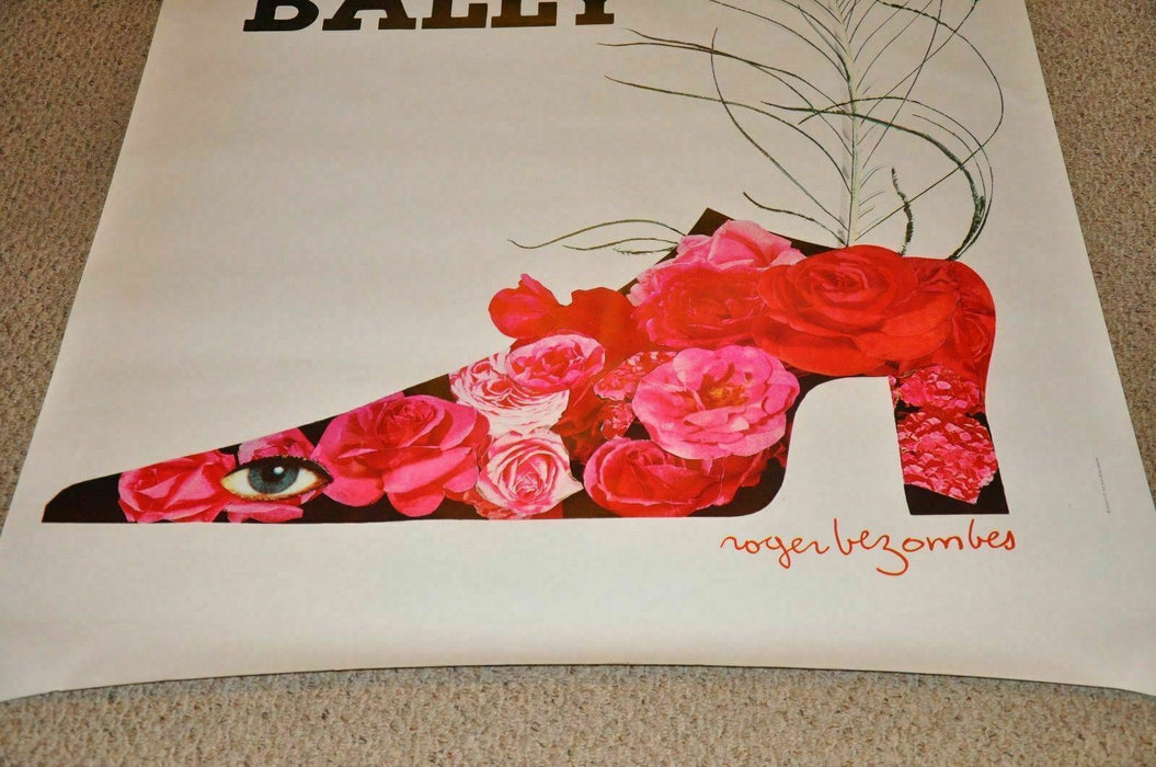 Original 1980 Bally Shoe French Poster "Plume" 48 x 68 Roger Bezombes Very Nice   - TvMovieCards.com