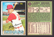 1967 Topps Baseball Trading Card You Pick Singles #100-#199 VG/EX #	145 Larry Brown - Cleveland Indians  - TvMovieCards.com
