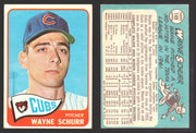 1965 Topps Baseball Trading Card You Pick Singles #100-#199 VG/EX #	149 Wayne Schurr - Chicago Cubs  - TvMovieCards.com