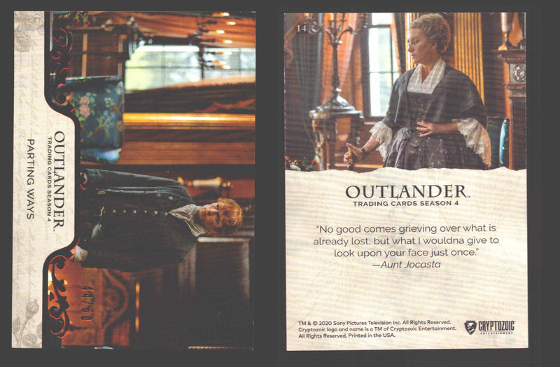 2020 Outlander Season 4 Red Foil Parallel Base Card You Pick Singles XX/50 14 Parting Ways - TvMovieCards.com