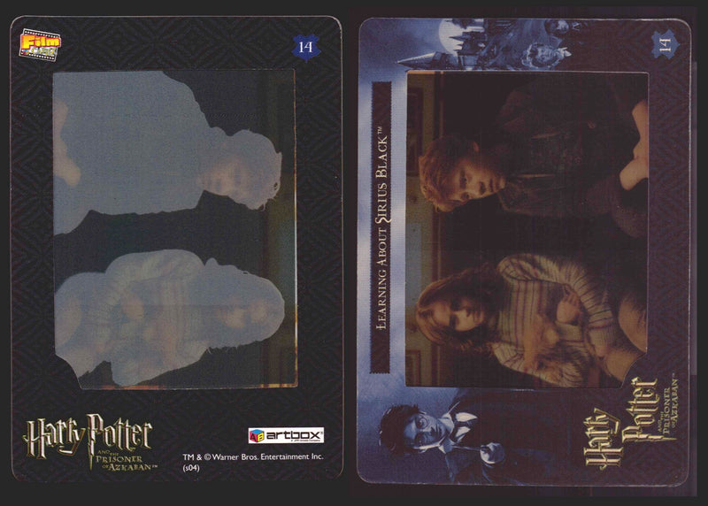 Harry Potter Prisoner of Azkaban Filmcardz 1-72 You Pick Single Cards Artbox 200 # 14 Learning About Sirius Black - TvMovieCards.com