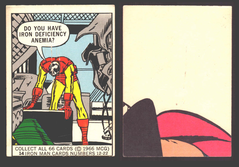 1966 Marvel Super Heroes Donruss Vintage Trading Cards You Pick Singles #1-66 #14 scratched face - TvMovieCards.com