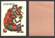 1968 Ugly Name Stickers OPC/Fasson Trading Card You Pick Singles #1-44 Variants #14 Andrew - TvMovieCards.com
