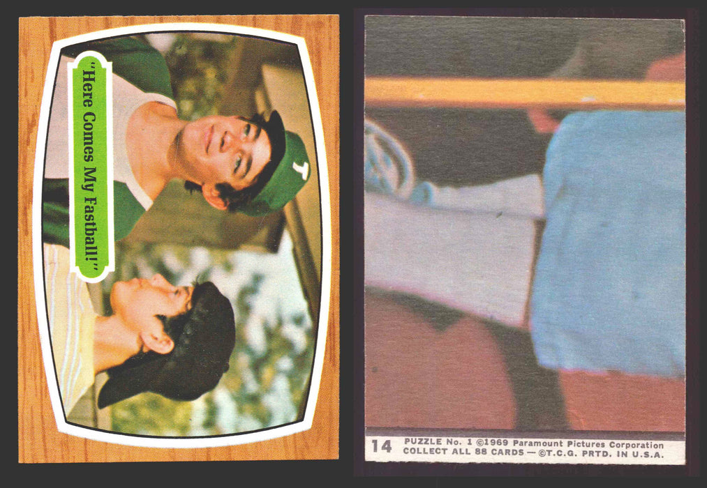 1971 The Brady Bunch Topps Vintage Trading Card You Pick Singles #1-#88 #	14 Here Comes My Fastball  - TvMovieCards.com