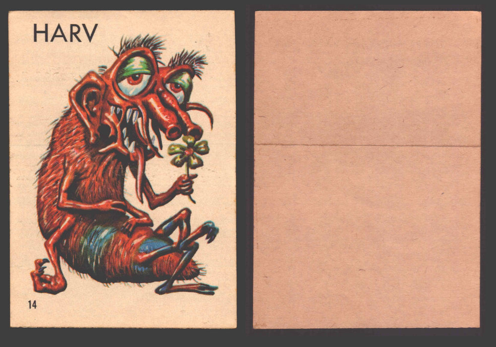 1965 Ugly Stickers Topps Trading Card You Pick Singles #1-44 with Variants