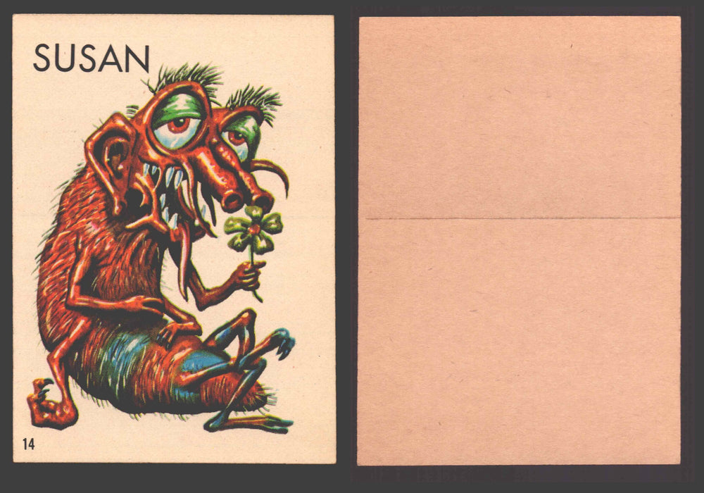 1965 Ugly Stickers Topps Trading Card You Pick Singles #1-44 with Variants