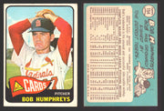 1965 Topps Baseball Trading Card You Pick Singles #100-#199 VG/EX #	154 Bob Humphreys - St. Louis Cardinals RC  - TvMovieCards.com