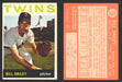 1964 Topps Baseball Trading Card You Pick Singles #100-#199 VG/EX #	156 Bill Dailey - Minnesota Twins  - TvMovieCards.com