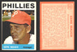 1964 Topps Baseball Trading Card You Pick Singles #100-#199 VG/EX #	157 Gene Mauch - Philadelphia Phillies  - TvMovieCards.com