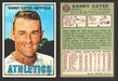 1967 Topps Baseball Trading Card You Pick Singles #100-#199 VG/EX #	157 Danny Cater - Kansas City Athletics  - TvMovieCards.com