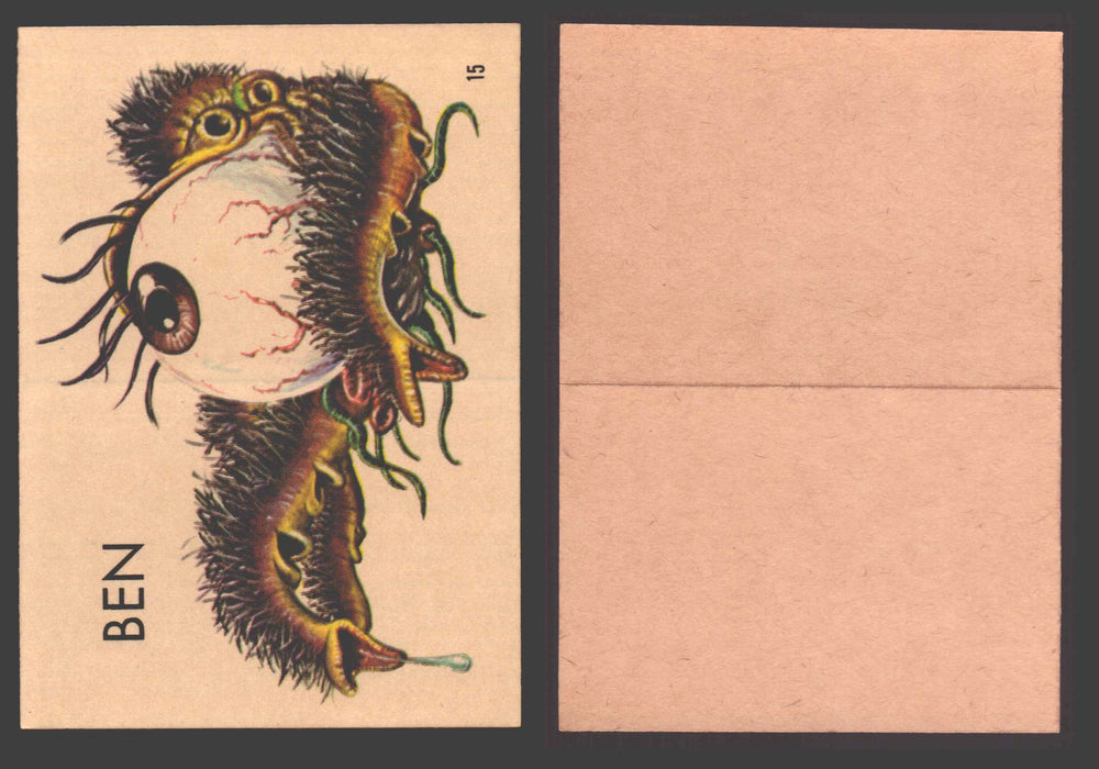 1965 Ugly Stickers Topps Trading Card You Pick Singles #1-44 with Variants