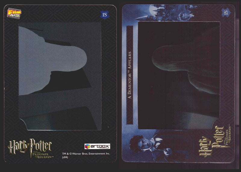 Harry Potter Prisoner of Azkaban Filmcardz 1-72 You Pick Single Cards Artbox 200 # 15 A Dementor Appears - TvMovieCards.com