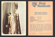 AHRA Drag Nationals 1971 Fleer Canada Trading Cards You Pick Singles #1-70 15 of 70   "Rod Shop Dodge"                Pro-Stock Demon  - TvMovieCards.com