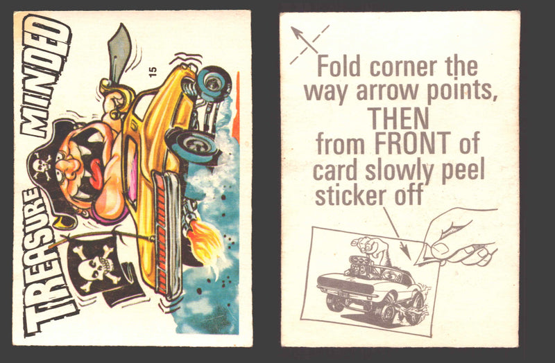 Fantastic Odd Rods Series 2 Vintage Sticker Cards Donruss #1-66 You Pick Singles