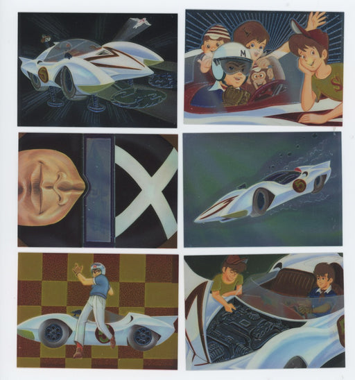 Speed Racer Chrome Chase Card Set  C1 - C6  6 Cards Prime Time 1993   - TvMovieCards.com