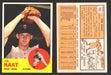 1963 Topps Baseball Trading Card You Pick Singles #100-#199 VG/EX #	165 Jim Kaat - Minnesota Twins  - TvMovieCards.com