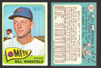 1965 Topps Baseball Trading Card You Pick Singles #100-#199 VG/EX #	167 Bill Wakefield - New York Mets  - TvMovieCards.com