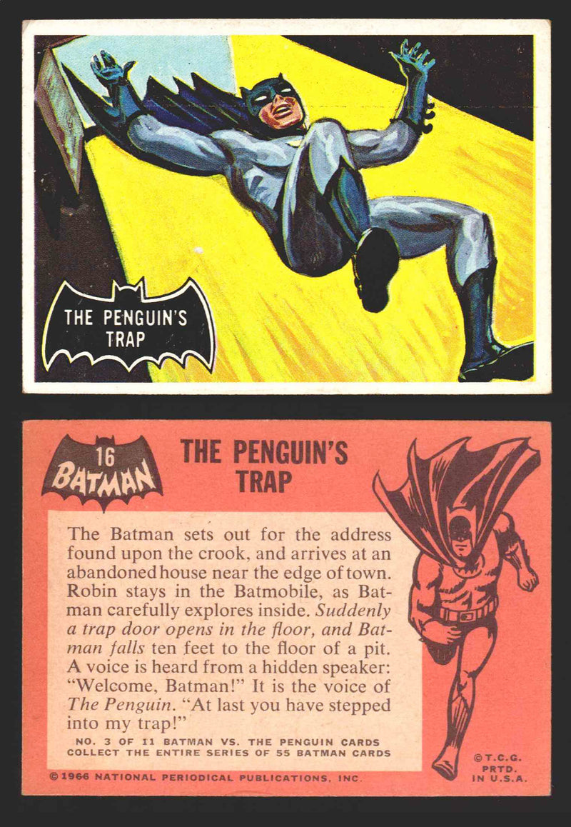 rare batman cards 1966 Batman (Black Bat) Vintage Trading Card You Pick Singles #1-55 — TvMovieCards.com